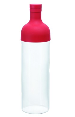 Hario – Eistee-Glasflasche – rot