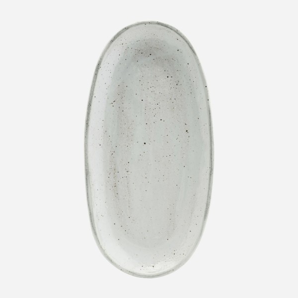 Tablett, Made, Elfenbein l: 38 cm, b: 19 cm