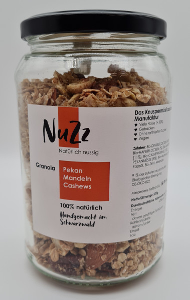 Knuspermüsli Pekan Mandeln Cashews