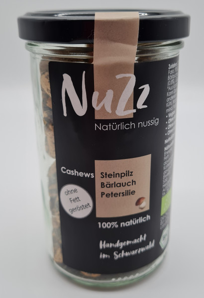 Bio Cashews Steinpilz Bärlauch Petersilie