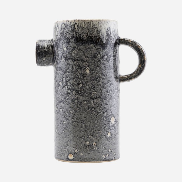 Vase, Pitch, Grau/Blau