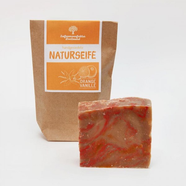 Naturseife - Orange + Vanille